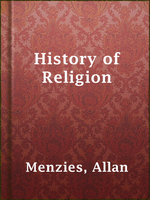 Title details for History of Religion by Allan Menzies - Available